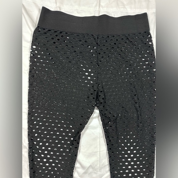 Shein Curve Black Hollow Out Leggings Women’s 3XL - Picture 4 of 7